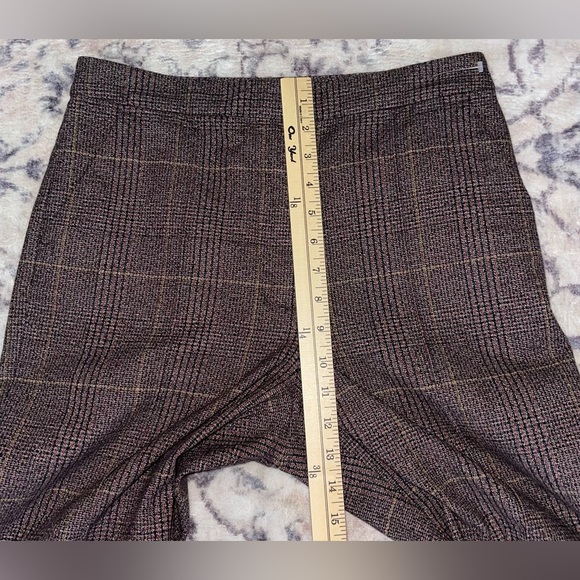 La Vie Rebecca Taylor Astrid Plaid Stretch Cotton Pants Size 28 (6) - Picture 11 of 11